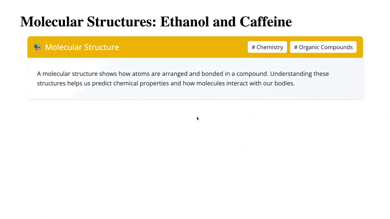 EduArc slides demo - create interactive presentations